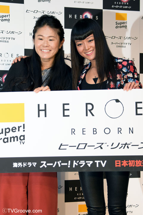 「HEROES REBORN」試写イベントに本作ヒロイン 祐真キキ＆女子サッカー界のレジェンド澤穂希が登場！ ２人が手に入れたい“能力”って？