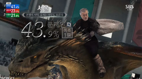 ゲーム オブ スローンズ の新シーズン 韓国メディアが放送した パロディ選挙速報が話題 動画 海外ドラマ セレブニュース Tvグルーヴ モバイル版