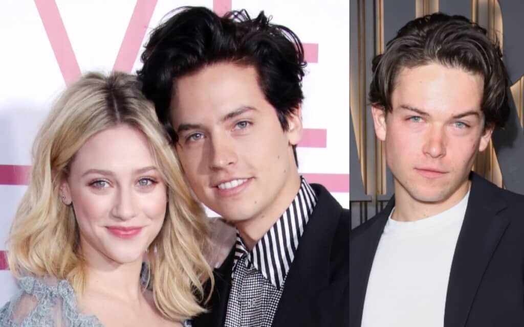 リリ・ラインハート＆コール・スプラウス（2019年）と、ジャック・マーティン Photo: Matt Baron/Shutterstock, CraSH/Shutterstock